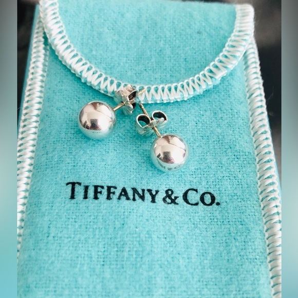 Tiffany & Co. Jewelry - 8mm Tiffany & Co. Hardware Bead Earrings